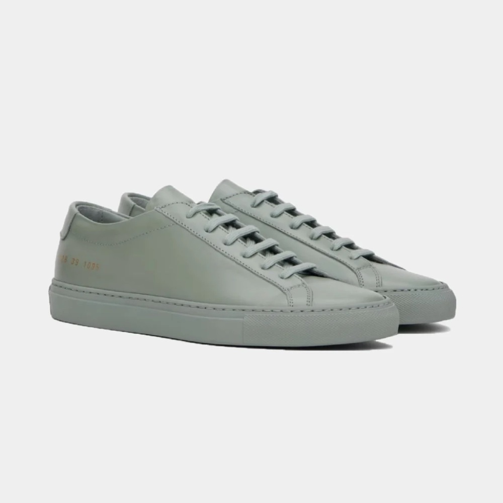 COMMON PROJECTS - Green Original Achilles Low Sneakers Men's EU47